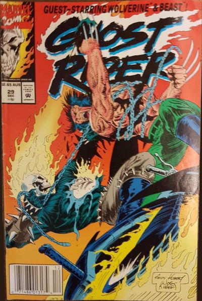 Cover for Ghost Rider (Marvel, 1990 series) #29 [Australian]