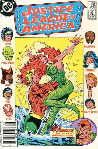 Cover for Justice League of America (DC, 1960 series) #242 [Canadian]