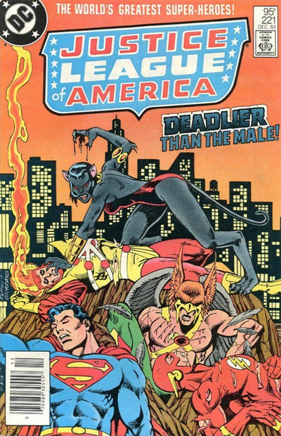 Cover for Justice League of America (DC, 1960 series) #221 [Canadian]