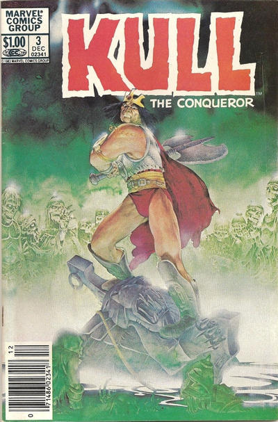 Cover for Kull the Conqueror (Marvel, 1983 series) #3 [Newsstand]