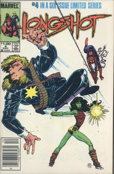 Cover for Longshot (Marvel, 1985 series) #4 [Direct]