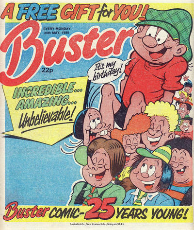 Cover for Buster (IPC, 1960 series) #25 May 1985 [1272]