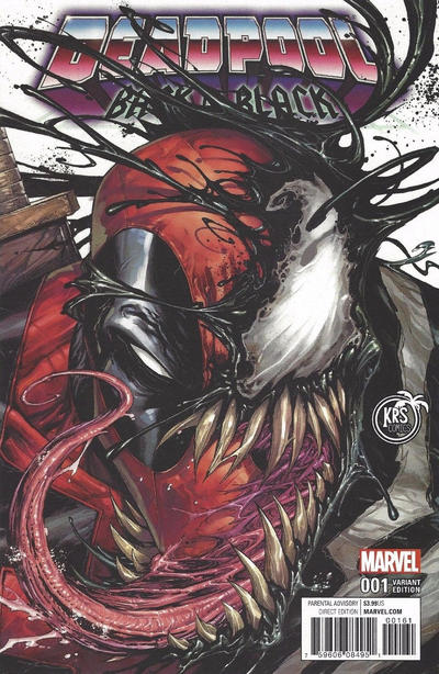 Cover for Deadpool: Back in Black (Marvel, 2016 series) #1 [KRS Comics Exclusive Tyler Kirkham Color]