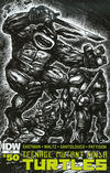 Cover Thumbnail for Teenage Mutant Ninja Turtles (2011 series) #50 [Cover RI - Jack Kirby Black and White]