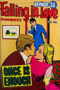 Cover Thumbnail for Falling in Love Romances (K. G. Murray, 1958 series) #92