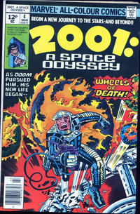 Cover for 2001, A Space Odyssey (Marvel, 1976 series) #4 [British]