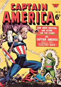 Cover Thumbnail for Captain America (L. Miller & Son, 1954 series) #2