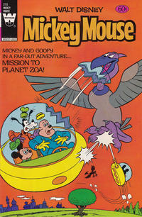 Cover Thumbnail for Mickey Mouse (Western, 1962 series) #215 [Whitman - White Logo]