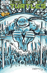Cover Thumbnail for Teenage Mutant Ninja Turtles (IDW, 2011 series) #25 [Cover RE - Jetpack Exclusive Kevin Eastman Roughs Variant]