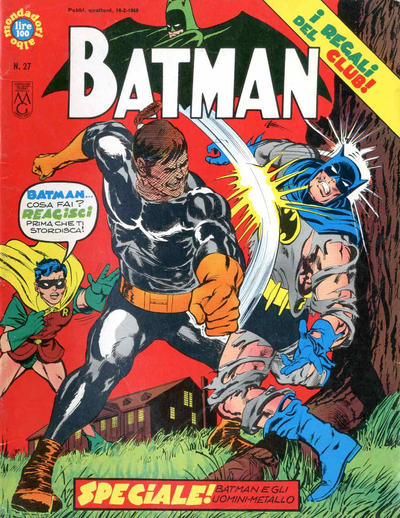Cover for Batman (Mondadori, 1966 series) #27