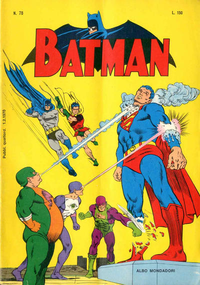 Cover for Batman (Mondadori, 1966 series) #78