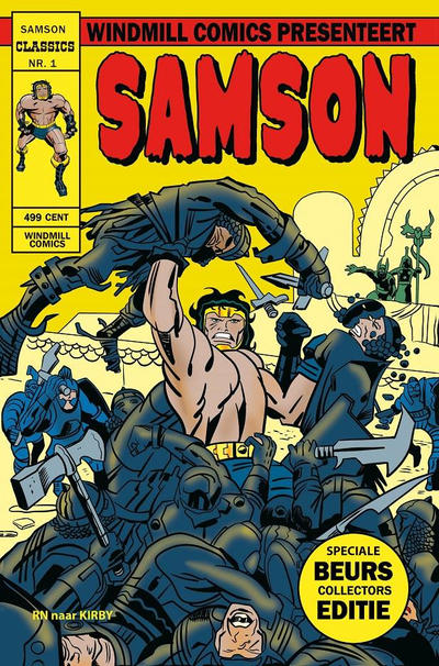 Cover for Samson Classics (Windmill Comics, 2017 series) #1 [Blauwe/Niet-gelimiteerde Editie]