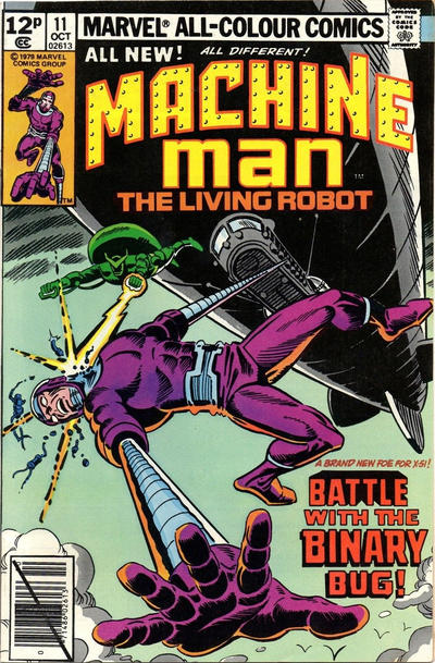 Cover for Machine Man (Marvel, 1978 series) #11 [British]