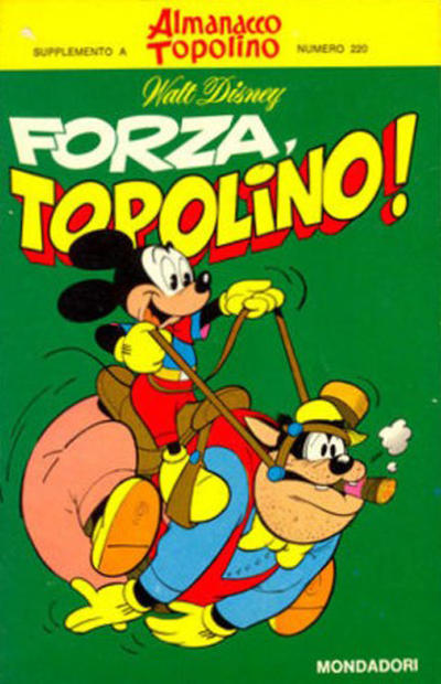 Cover for I Classici di Walt Disney (Mondadori, 1957 series) #60 - Forza, Topolino!