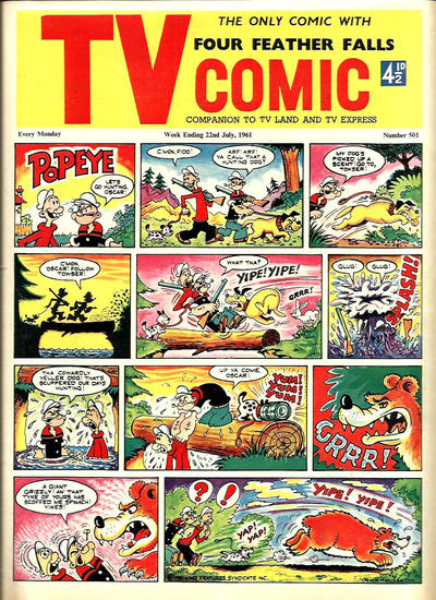Cover for TV Comic (Polystyle Publications, 1951 series) #501