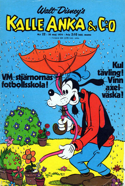Cover for Kalle Anka & C:o (Hemmets Journal, 1957 series) #22/1974
