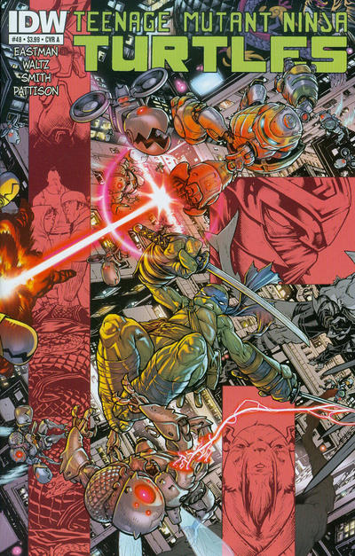 Cover for Teenage Mutant Ninja Turtles (IDW, 2011 series) #48 [Cover A - Mateus Santolouco]