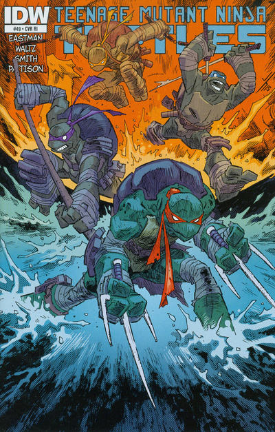 Cover for Teenage Mutant Ninja Turtles (IDW, 2011 series) #49 [Cover RI - Jason Howard]