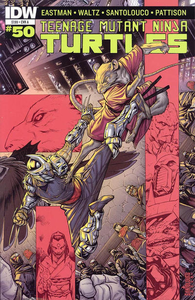 Cover for Teenage Mutant Ninja Turtles (IDW, 2011 series) #50 [Cover A - Mateus Santolouco]