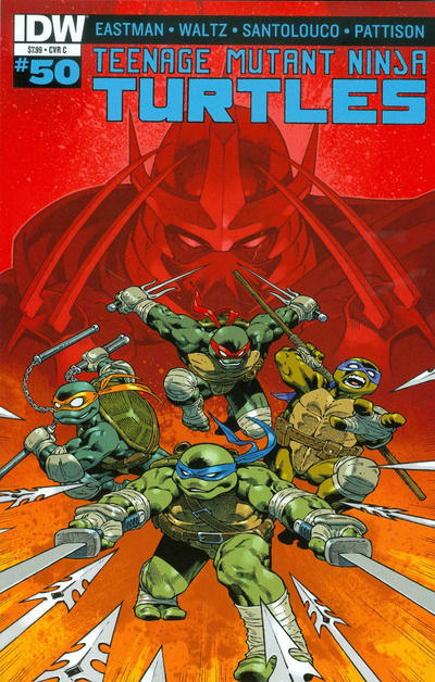 Cover for Teenage Mutant Ninja Turtles (IDW, 2011 series) #50 [Cover C - Gabriel Rodriguez]