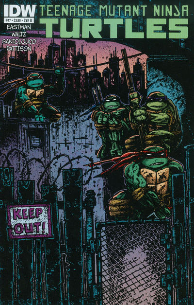 Cover for Teenage Mutant Ninja Turtles (IDW, 2011 series) #47 [Cover B - Kevin Eastman]