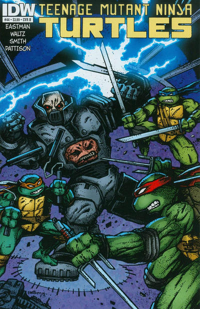 Cover for Teenage Mutant Ninja Turtles (IDW, 2011 series) #44 [Cover B - Kevin Eastman]