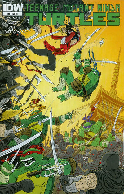 Cover for Teenage Mutant Ninja Turtles (IDW, 2011 series) #44 [Cover RI - Tadd Galusha]