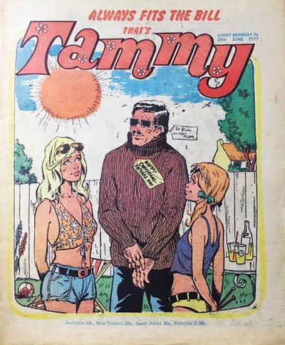 Cover for Tammy (IPC, 1971 series) #25 June 1977