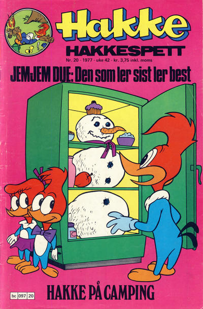 Cover for Hakke Hakkespett (Semic, 1977 series) #20/1977