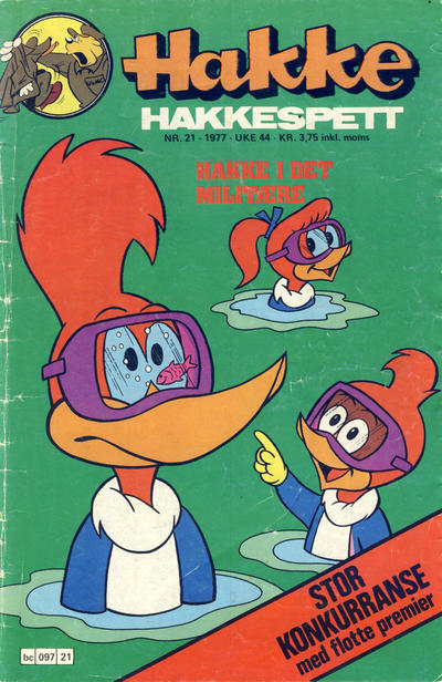 Cover for Hakke Hakkespett (Semic, 1977 series) #21/1977