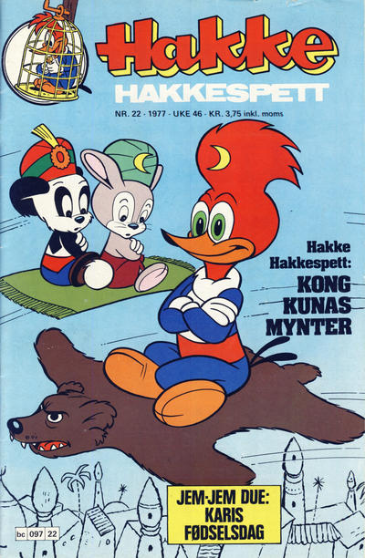 Cover for Hakke Hakkespett (Semic, 1977 series) #22/1977