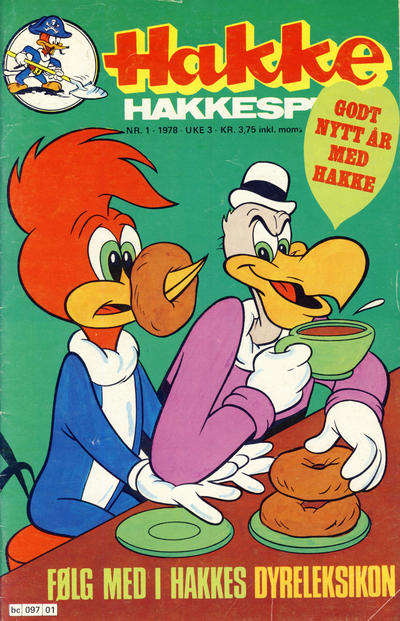 Cover for Hakke Hakkespett (Semic, 1977 series) #1/1978