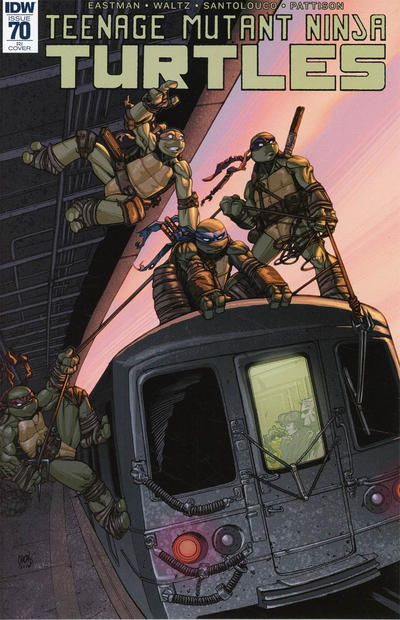 Cover for Teenage Mutant Ninja Turtles (IDW, 2011 series) #70 [Cover RI - Chris Johnson]