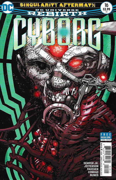 Cover for Cyborg (DC, 2016 series) #16 [Eric Canete Cover]