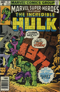 Cover for Marvel Super-Heroes (Marvel, 1967 series) #87 [Newsstand]