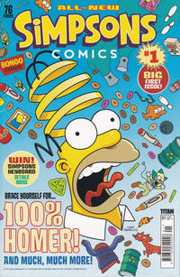 Cover Thumbnail for Simpsons Comics (Titan, 2017 series) #1