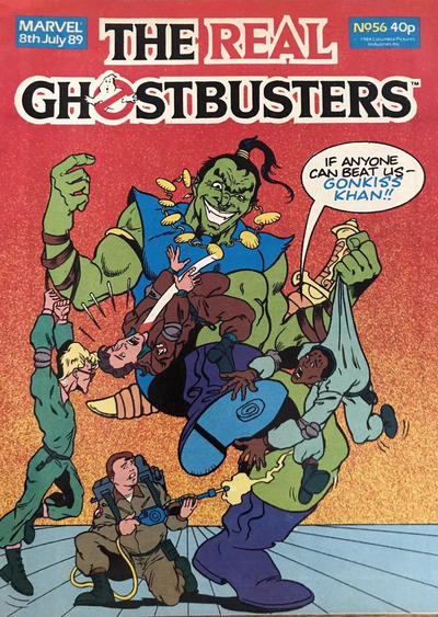 Cover for The Real Ghostbusters (Marvel UK, 1988 series) #56
