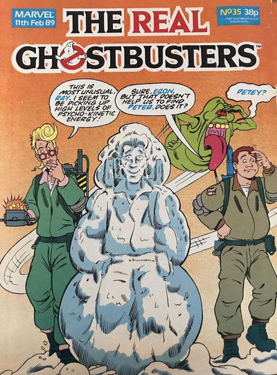 Cover for The Real Ghostbusters (Marvel UK, 1988 series) #35