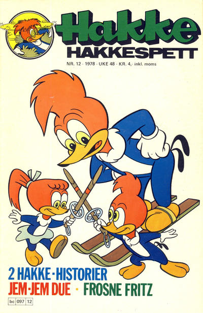 Cover for Hakke Hakkespett (Semic, 1977 series) #12/1978