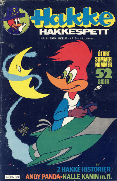 Cover for Hakke Hakkespett (Semic, 1977 series) #8/1979