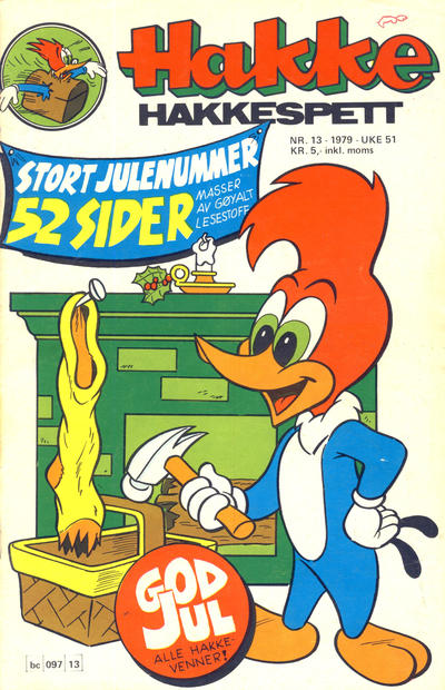Cover for Hakke Hakkespett (Semic, 1977 series) #13/1979