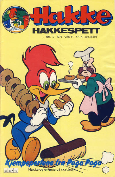 Cover for Hakke Hakkespett (Semic, 1977 series) #10/1978