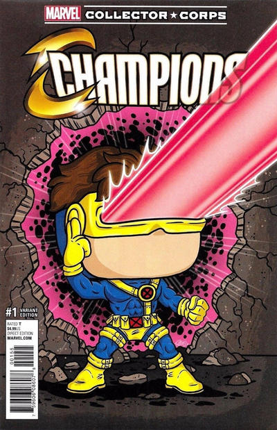 Cover for Champions (Marvel, 2016 series) #1 [Collector Corps Exclusive Cyclops Variant]