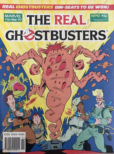 Cover for The Real Ghostbusters (Marvel UK, 1988 series) #92