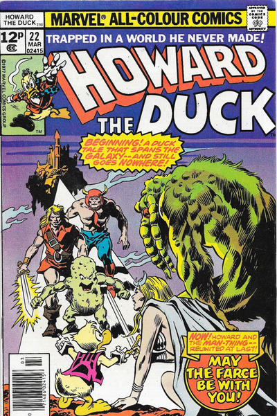 Cover for Howard the Duck (Marvel, 1976 series) #22 [British]