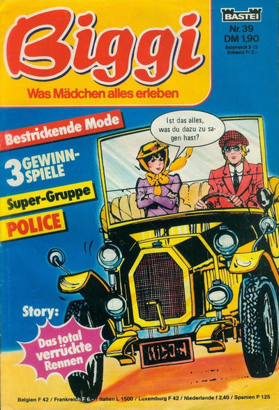 Cover for Biggi (Bastei Verlag, 1982 series) #39