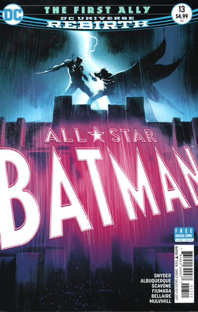 Cover for All Star Batman (DC, 2016 series) #13