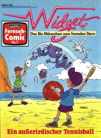Cover for Bastei Fernseh-Comic (Bastei Verlag, 1992 series) #7 - Widget - Ein außerirdischer Tennisball