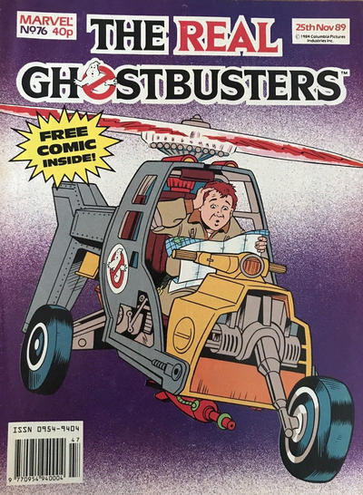 Cover for The Real Ghostbusters (Marvel UK, 1988 series) #76