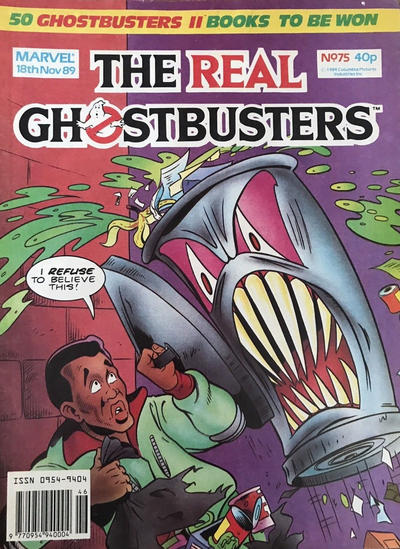 Cover for The Real Ghostbusters (Marvel UK, 1988 series) #75